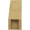 Ekena Millwork 5-inch W x 8-inch D x 12-inch H Balboa Rough Cedar Woodgrain TimberThane Knee Brace, Primed BRCUR05X08X12BOARCPR - alternate 3